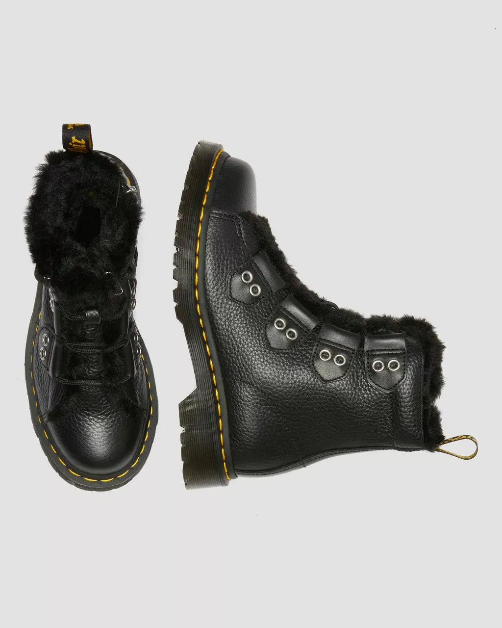 1460 Faux Fur Lined Leather Boots LTT FL