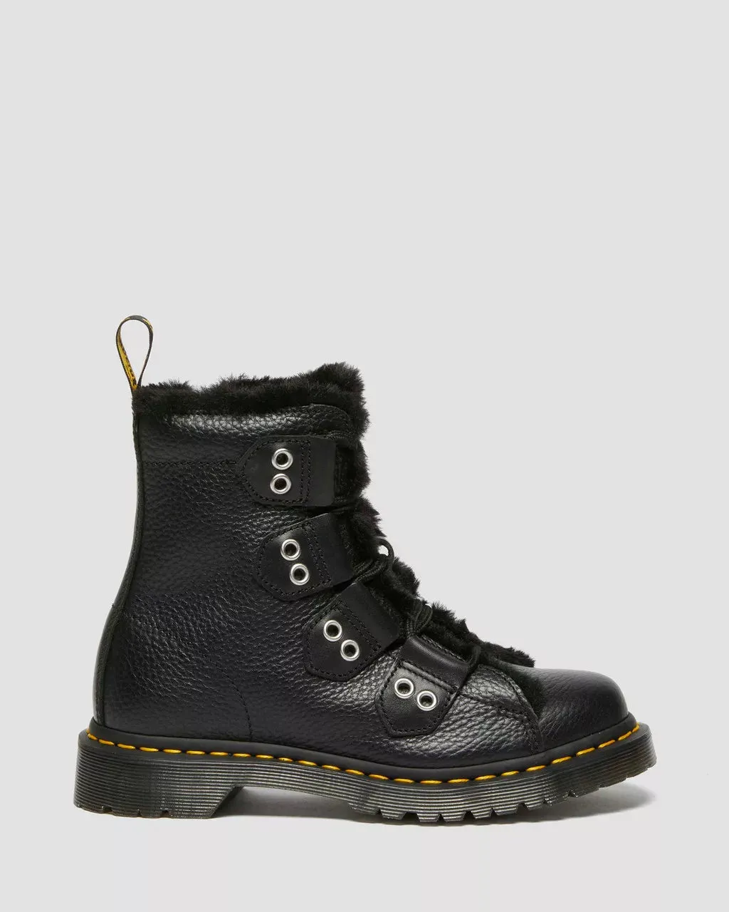 1460 Faux Fur Lined Leather Boots LTT FL