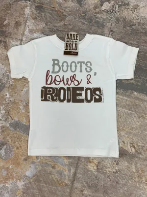 1566 Kids Boots, Bows, & Rodeos Tee
