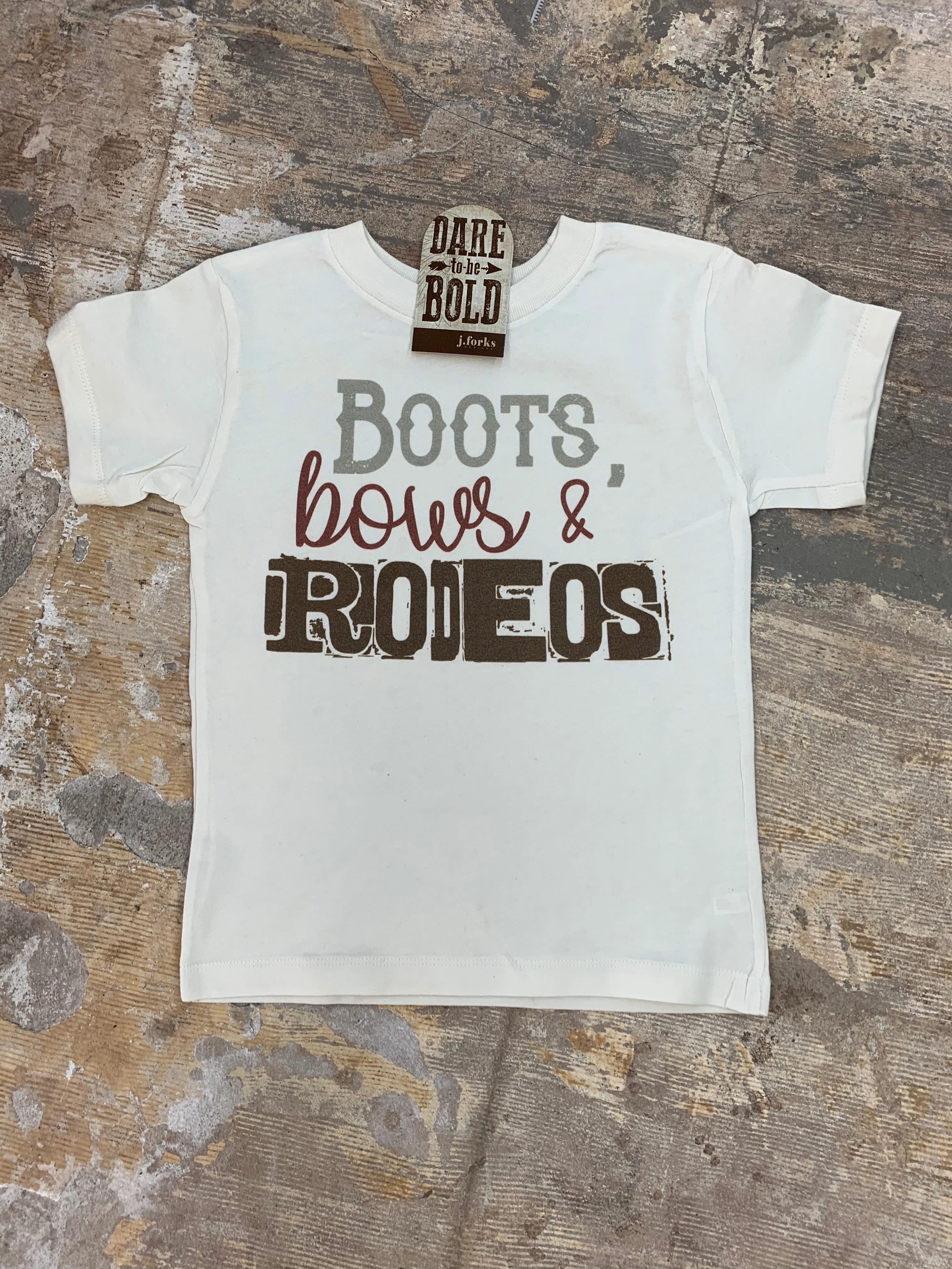 1566 Kids Boots, Bows, & Rodeos Tee