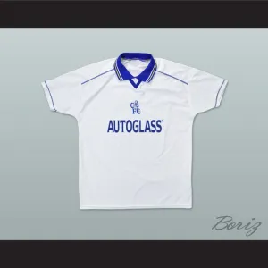 1998-2000 Chelsea London FC White Soccer Jersey
