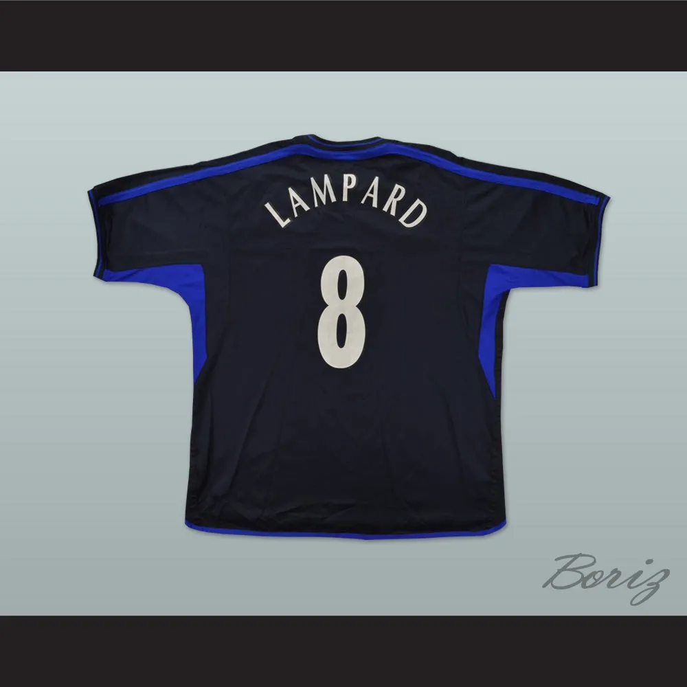 2002-2004 Lampard 8 Chelsea London FC Black Soccer Jersey