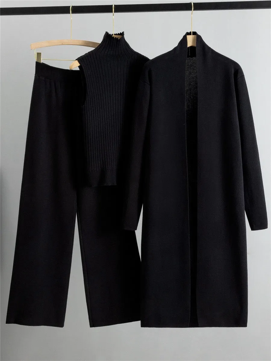 3-Piece Knit Lounge Set