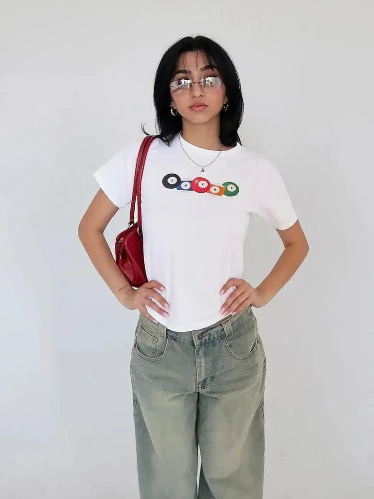 90s Crop Top Retro Street Wear