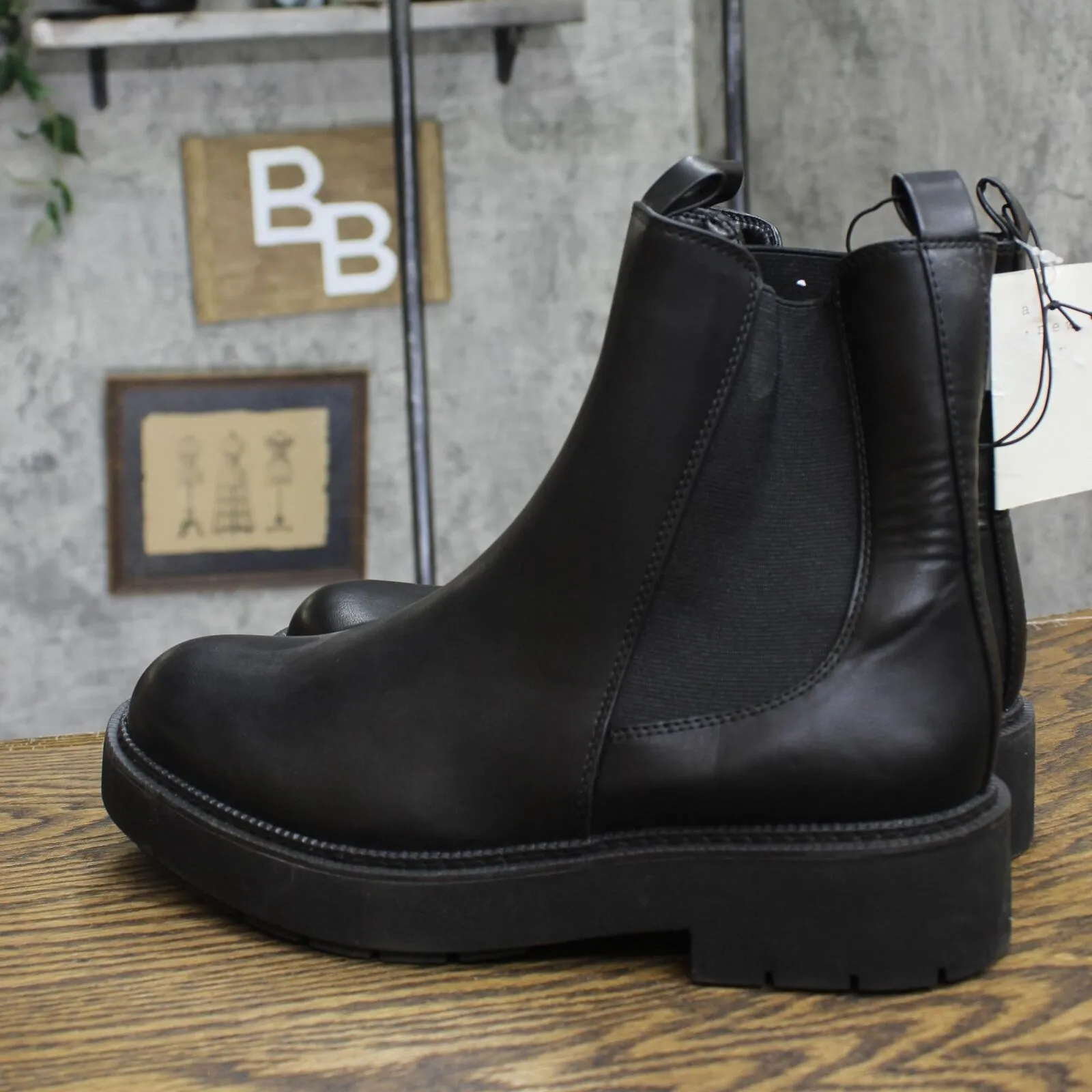 A New Day Womens Demi Chelsea Boots with Memory Foam Insole 87930242 Black 11M