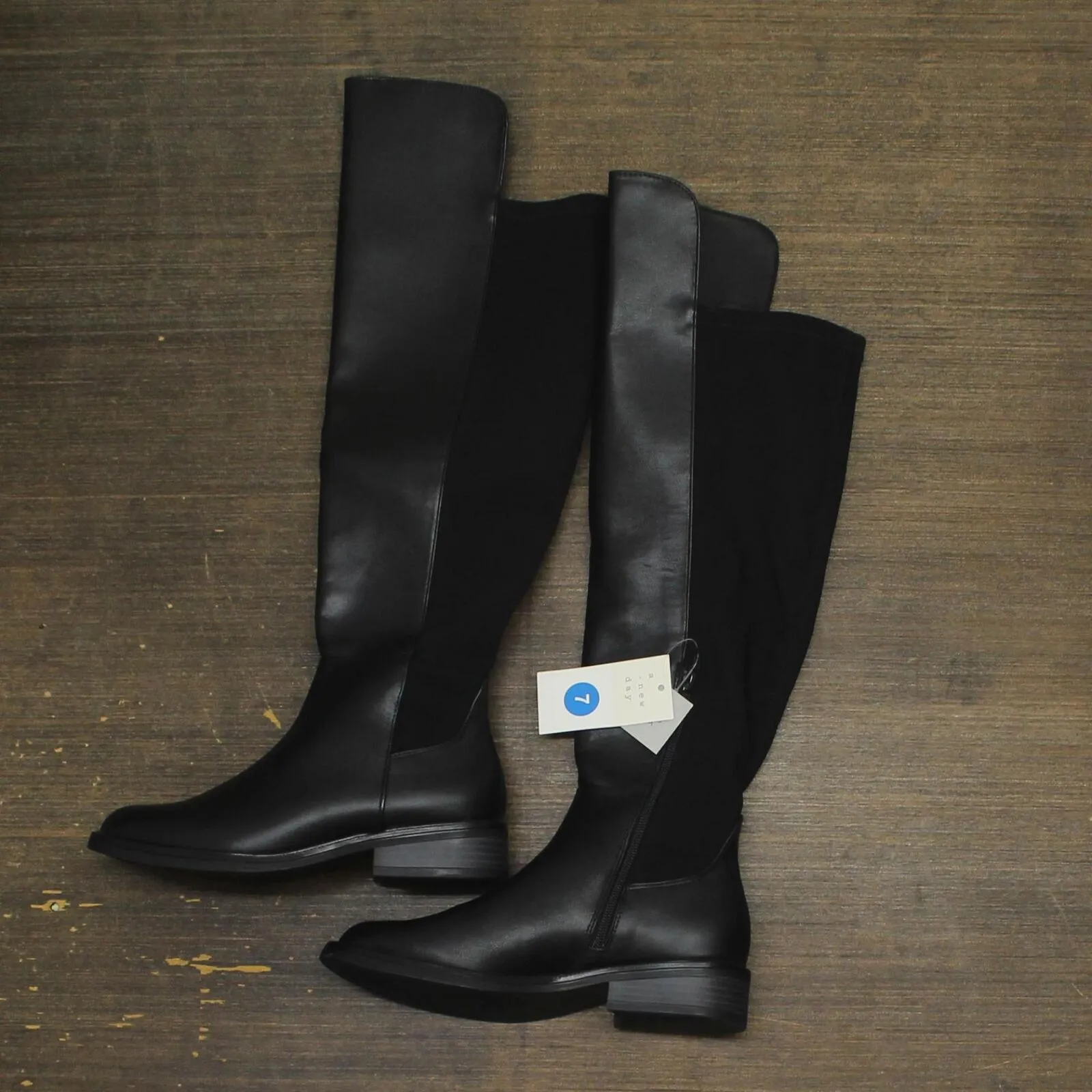 A New Day Womens Hope Tall Boots 90974972 Black 7M