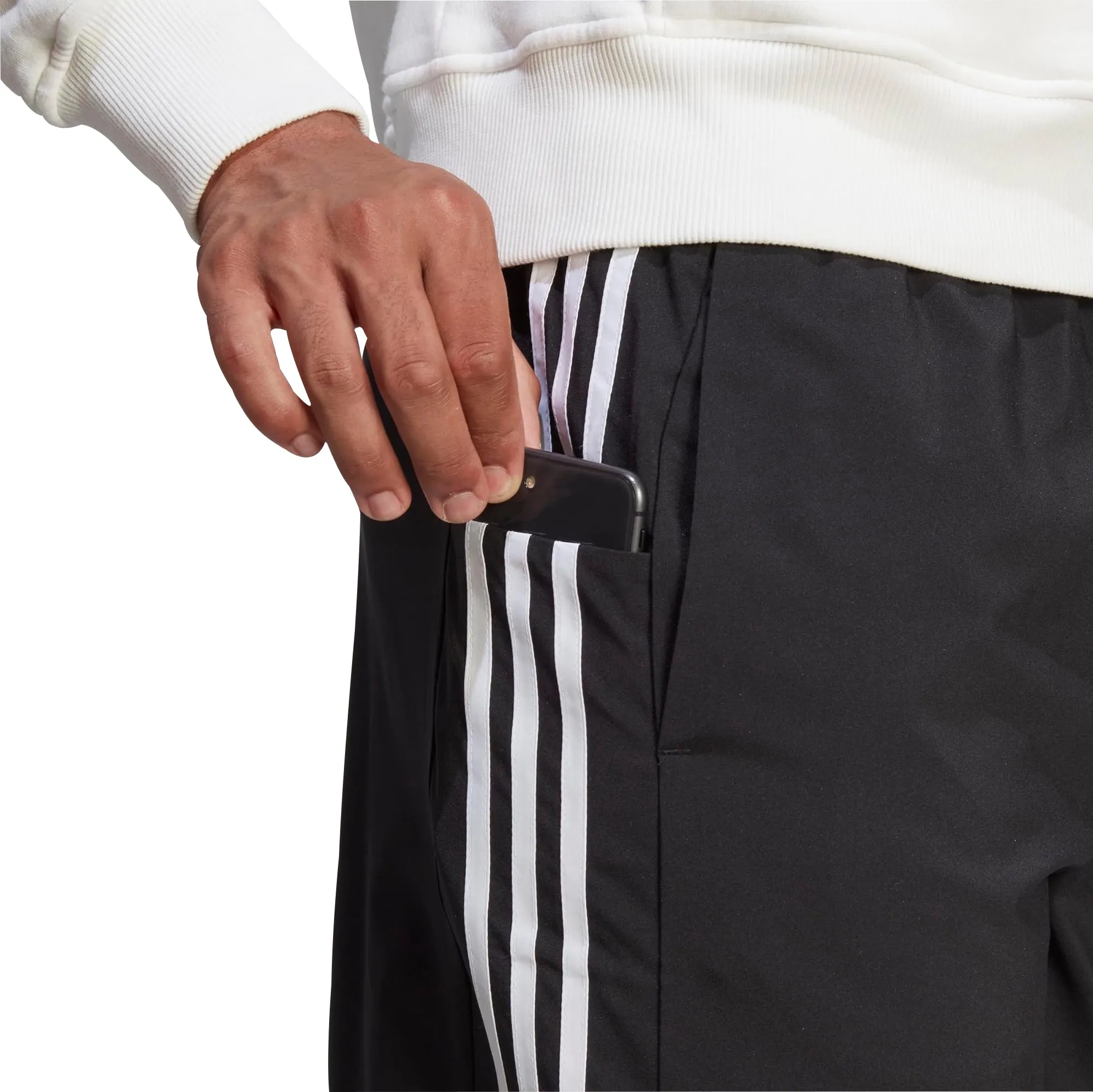 adidas AeroReady Essentials Chelsea 3 Stipes Mens Training Shorts - Black