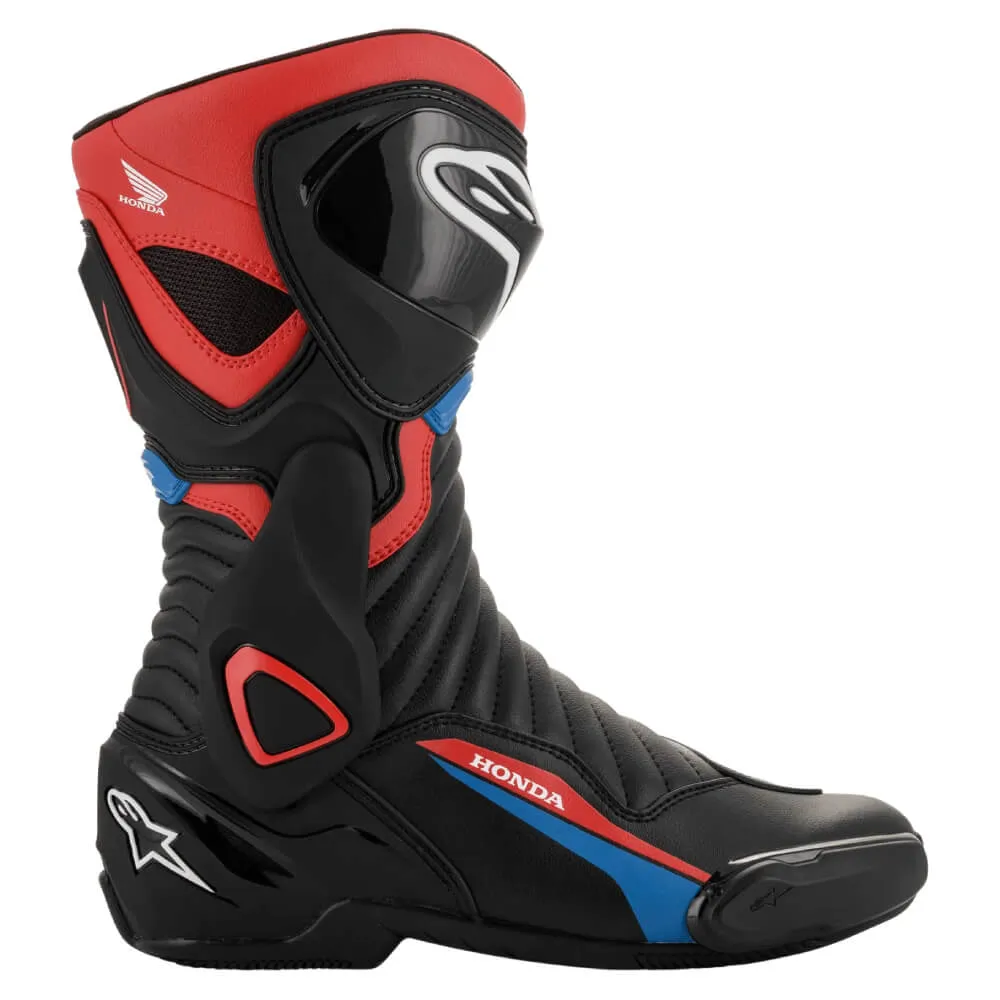 Alpinestars Honda SMX-6 V2 Boots Black / Red / Blue
