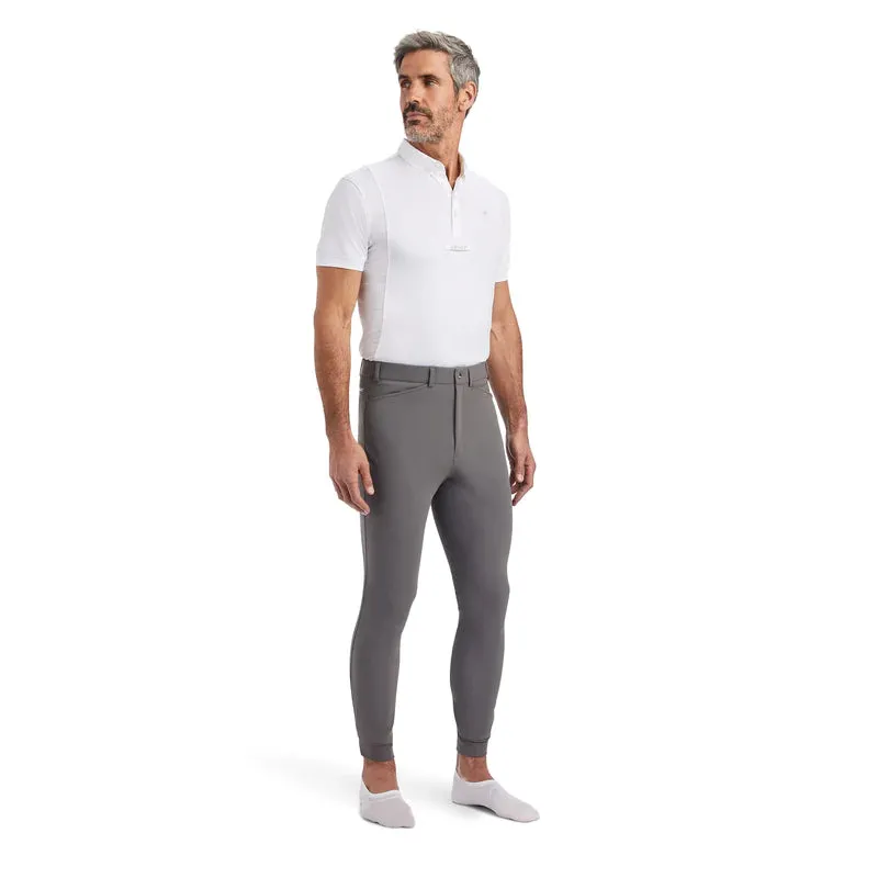 Ariat Mens Tri Factor Grip Breeches Plum Grey