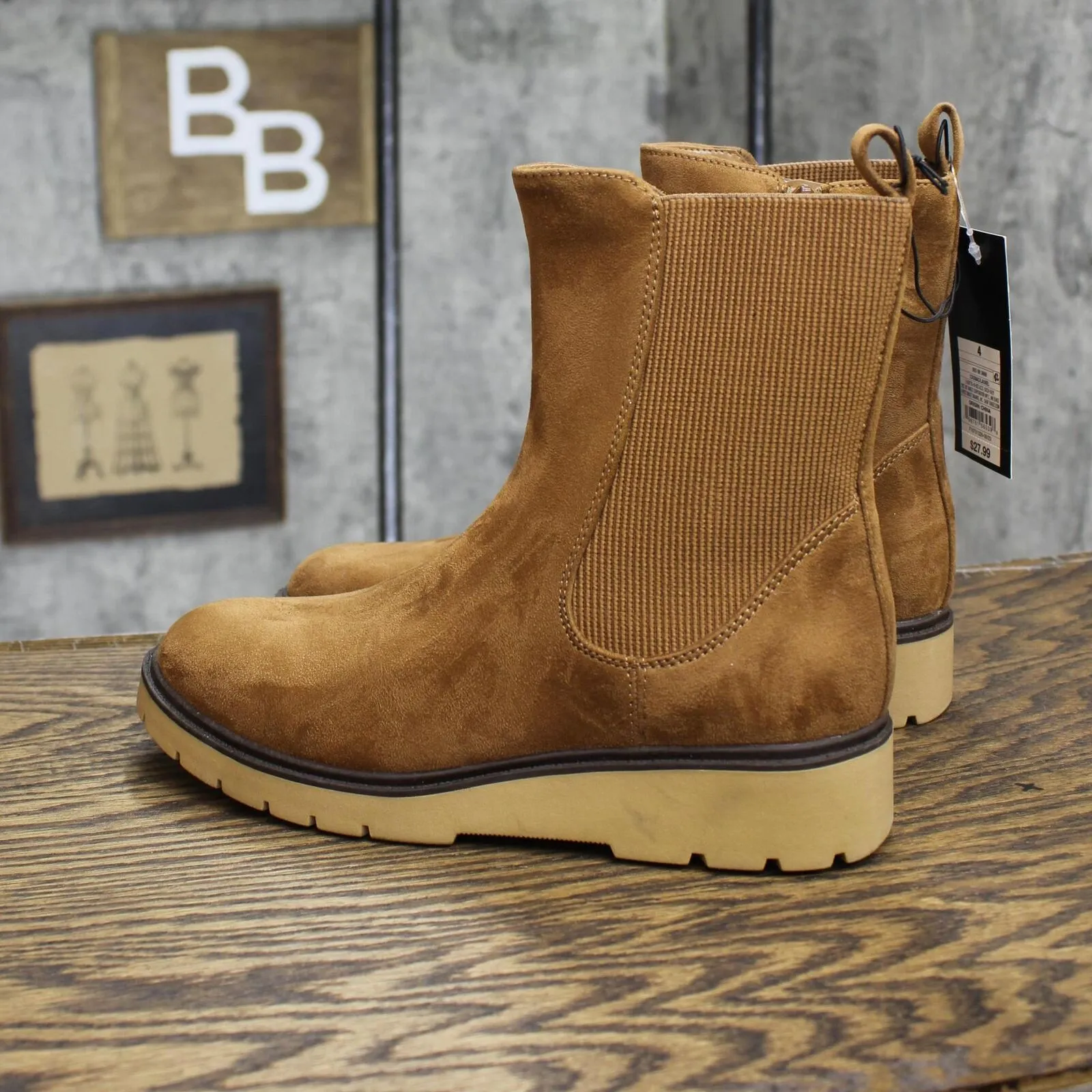 Art Class Girls Laurel Chelsea Boots 88435378 Cognac Brown 4