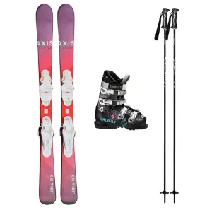 Axis Luna System Skis with Dalbello Gaia 4.0 Ski Boots Girls Ski Package 2025