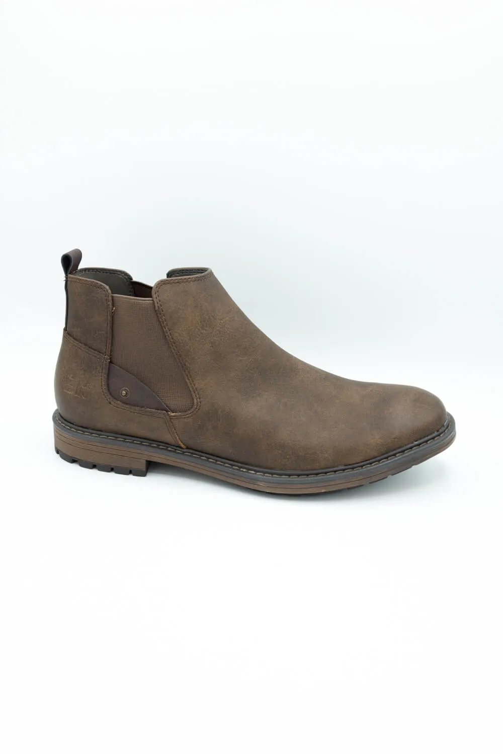 B52 by Bullboxer Chelsea Boots for Men in Dark Brown | 936-A4-8058A-DK BROWN