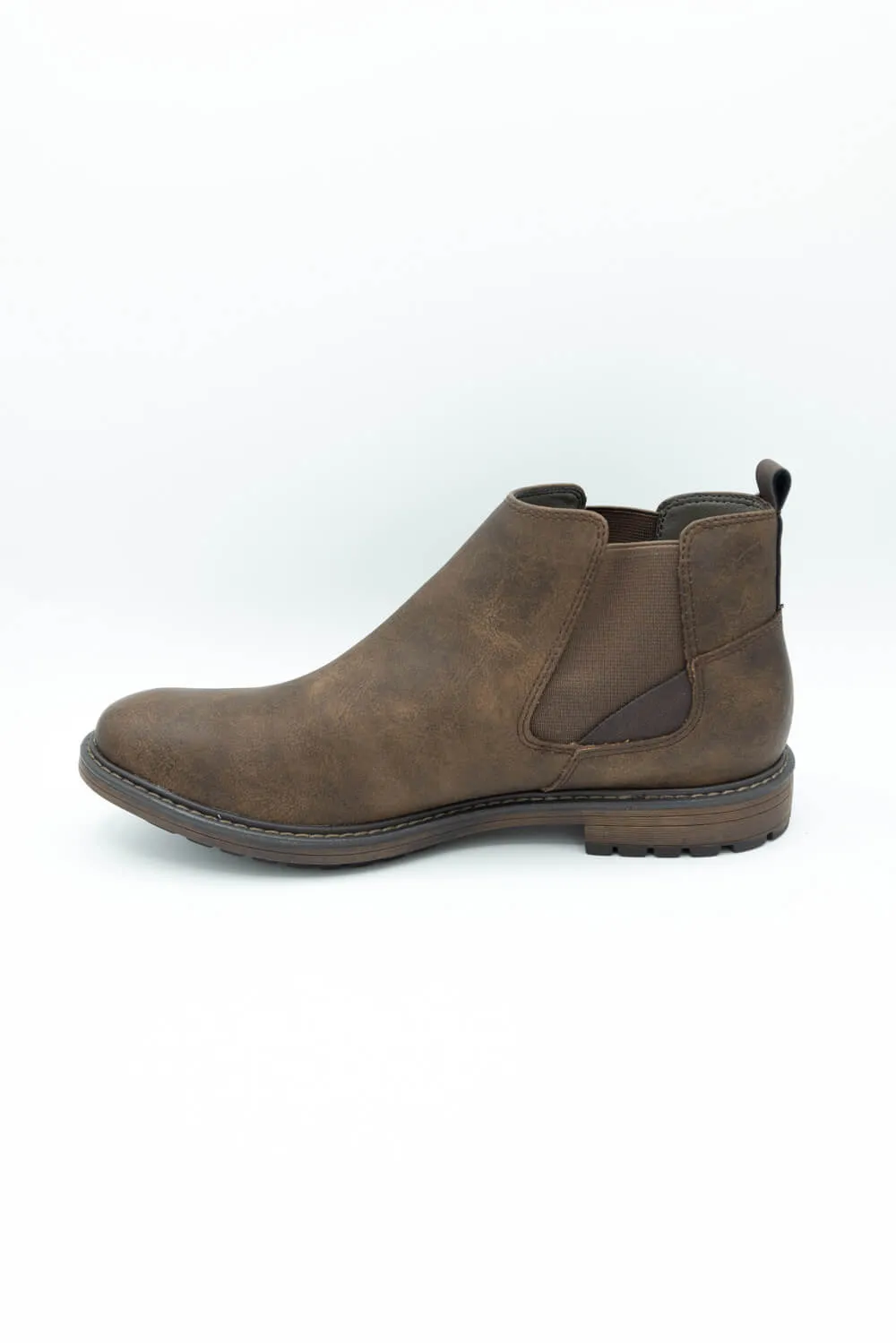 B52 by Bullboxer Chelsea Boots for Men in Dark Brown | 936-A4-8058A-DK BROWN