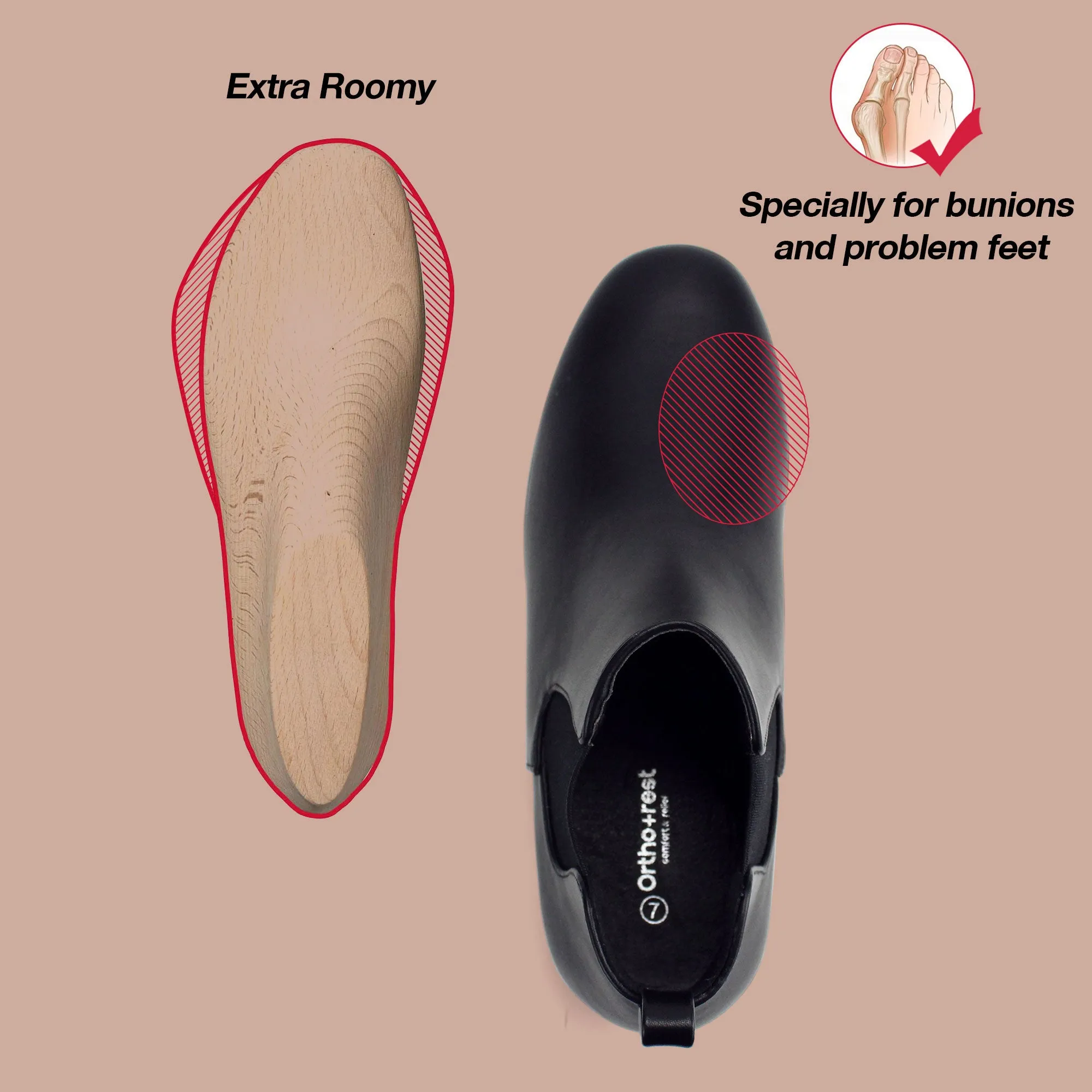 Benassal Chelsea Boots for Bunion - Women