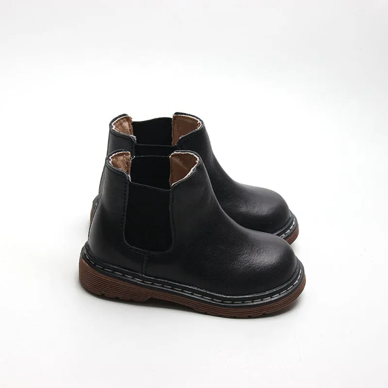 Black Chelsea Boots - US Size 4-12 - Hard Sole