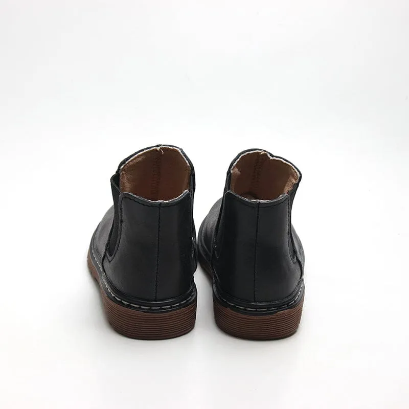 Black Chelsea Boots - US Size 4-12 - Hard Sole