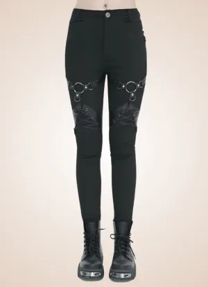 Black Gothic Punk Pants