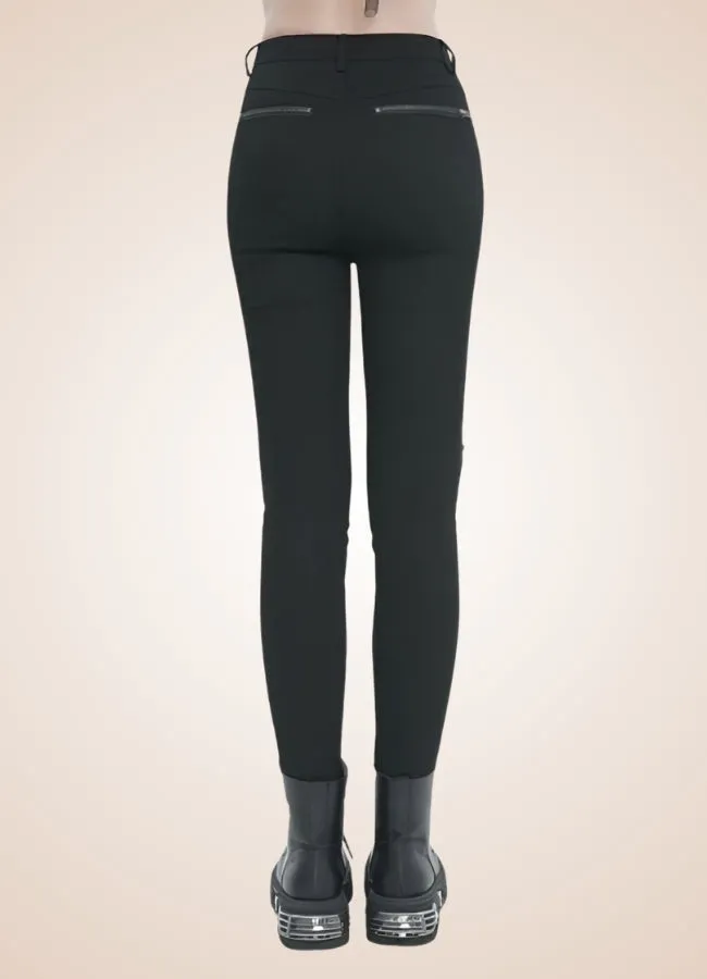 Black Gothic Punk Pants