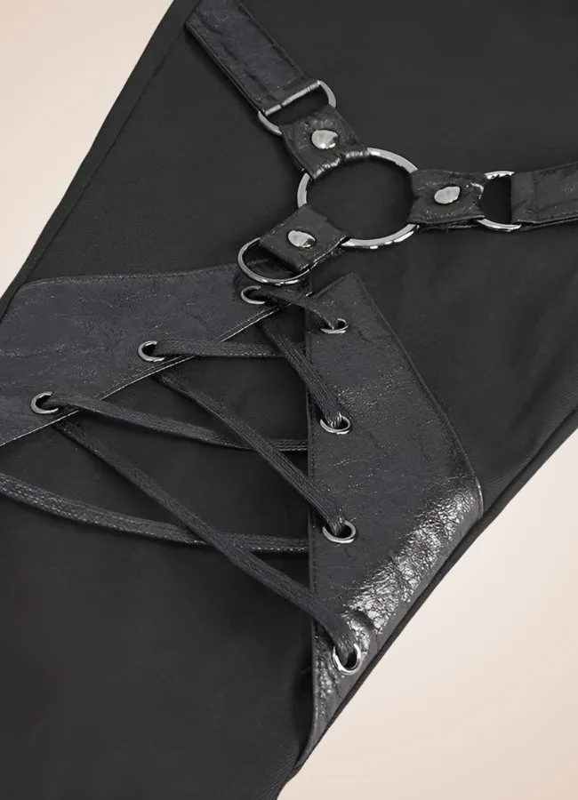 Black Gothic Punk Pants