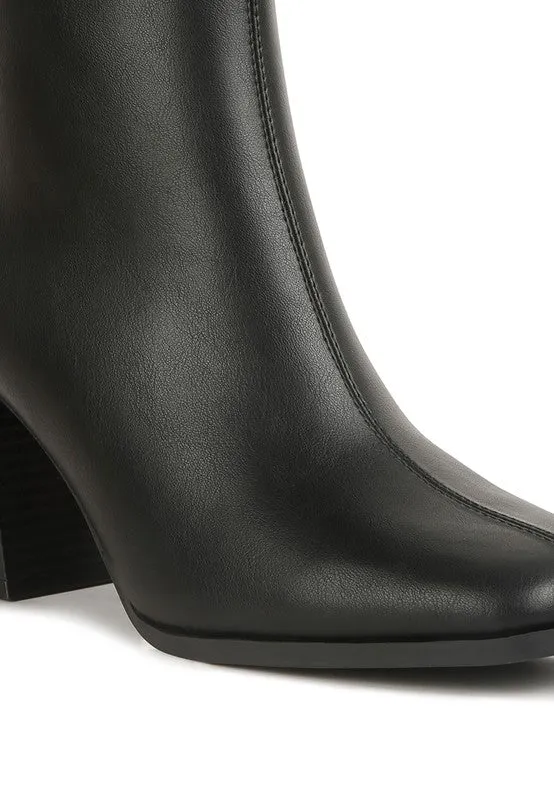 Block Heeled Chelsea Boots
