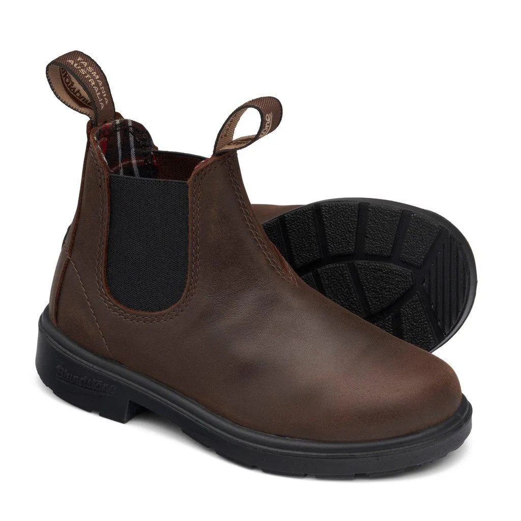 BLUNDSTONE KIDS ANTIQUE BROWN