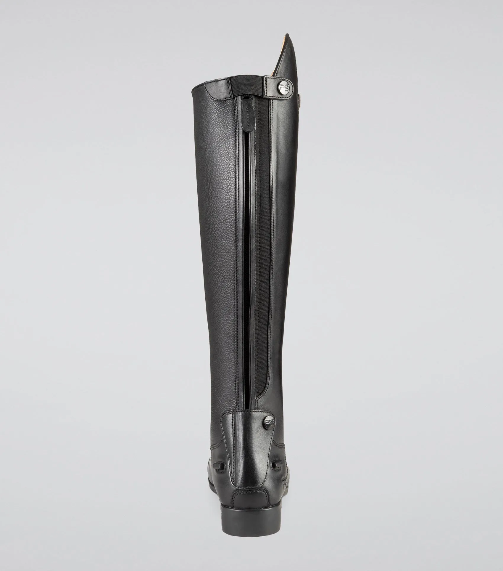 Calanthe Ladies Leather Field Tall Riding Boots Black (Wide Calf)