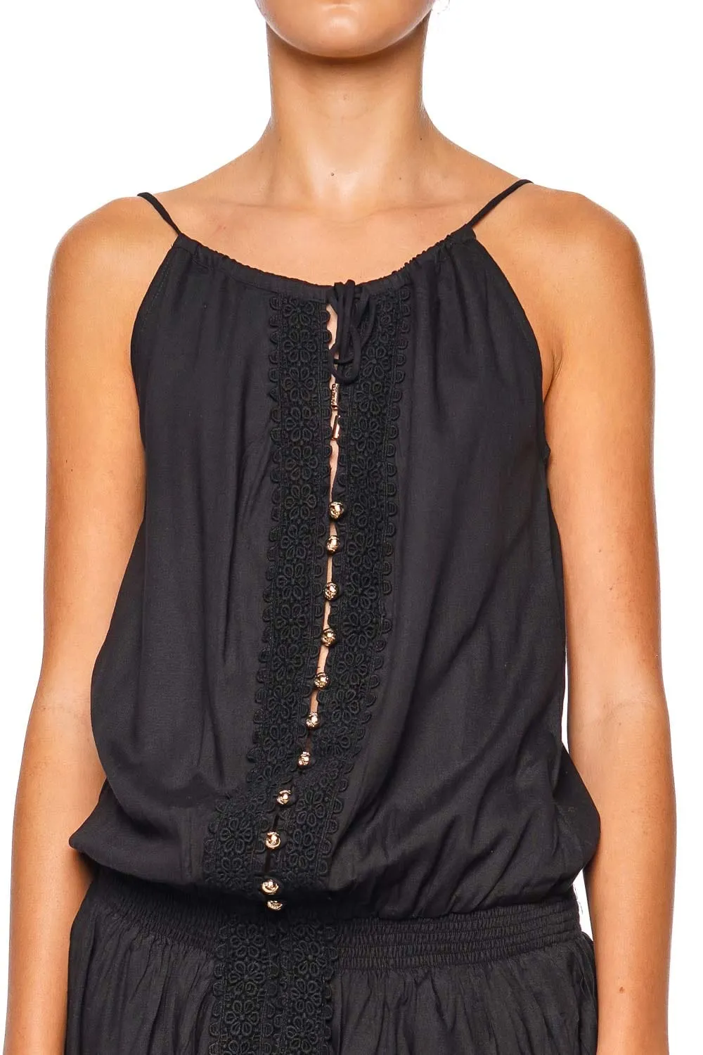 Chelsea Black Cover Up Mini Dress