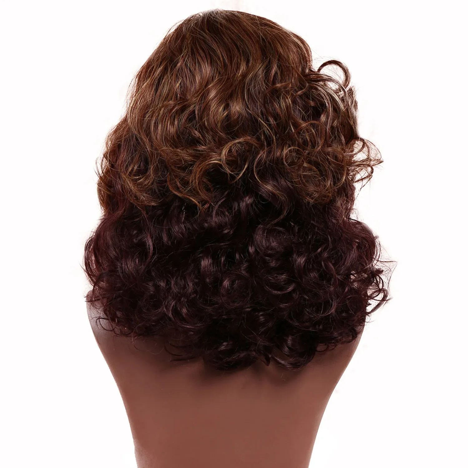 Chelsea | Brown Medium Wavy Synthetic Hair Wig