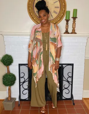 Chelsea Cami Jumper Olive Curvy