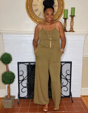 Chelsea Cami Jumper Olive