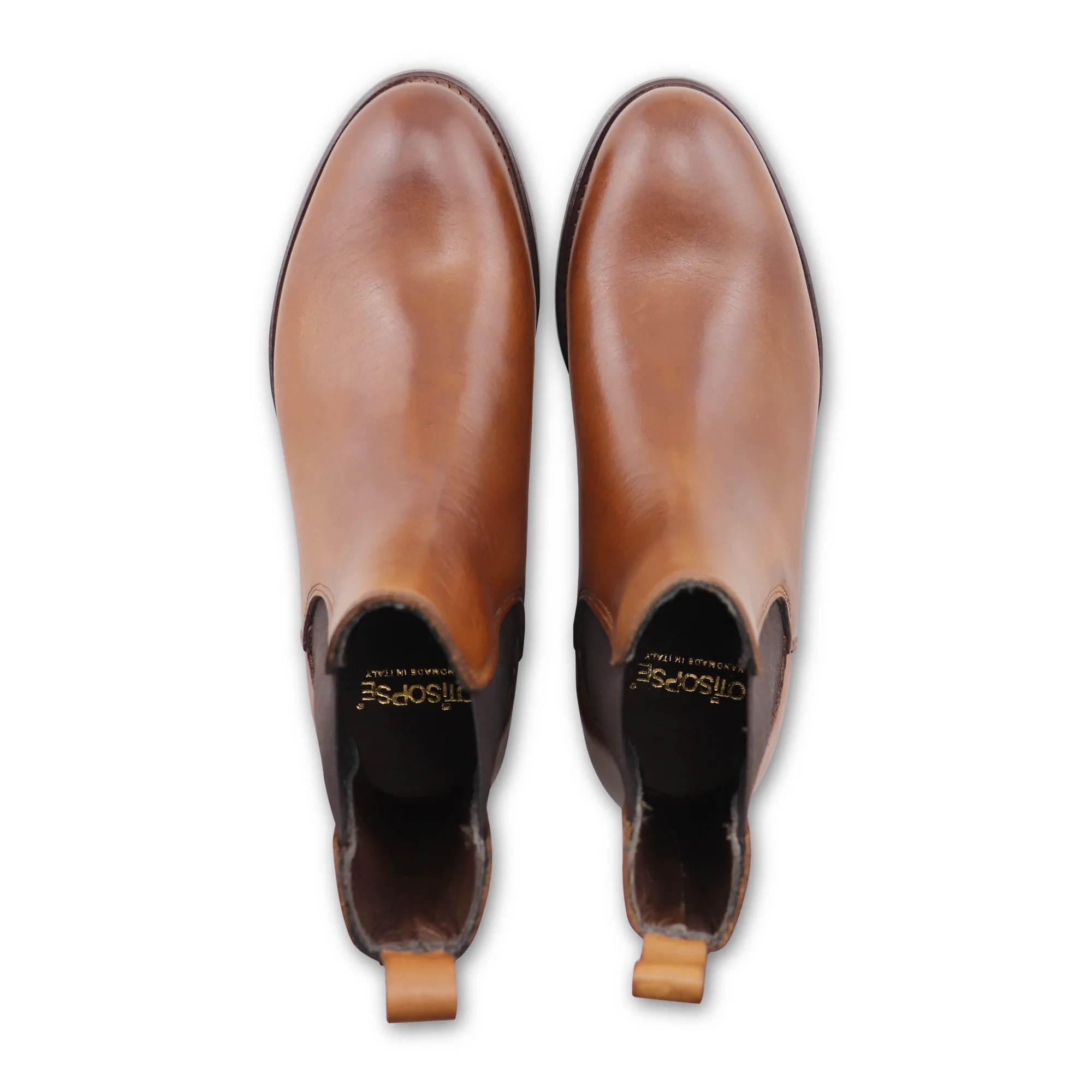 Chelsea cuoio in pelle