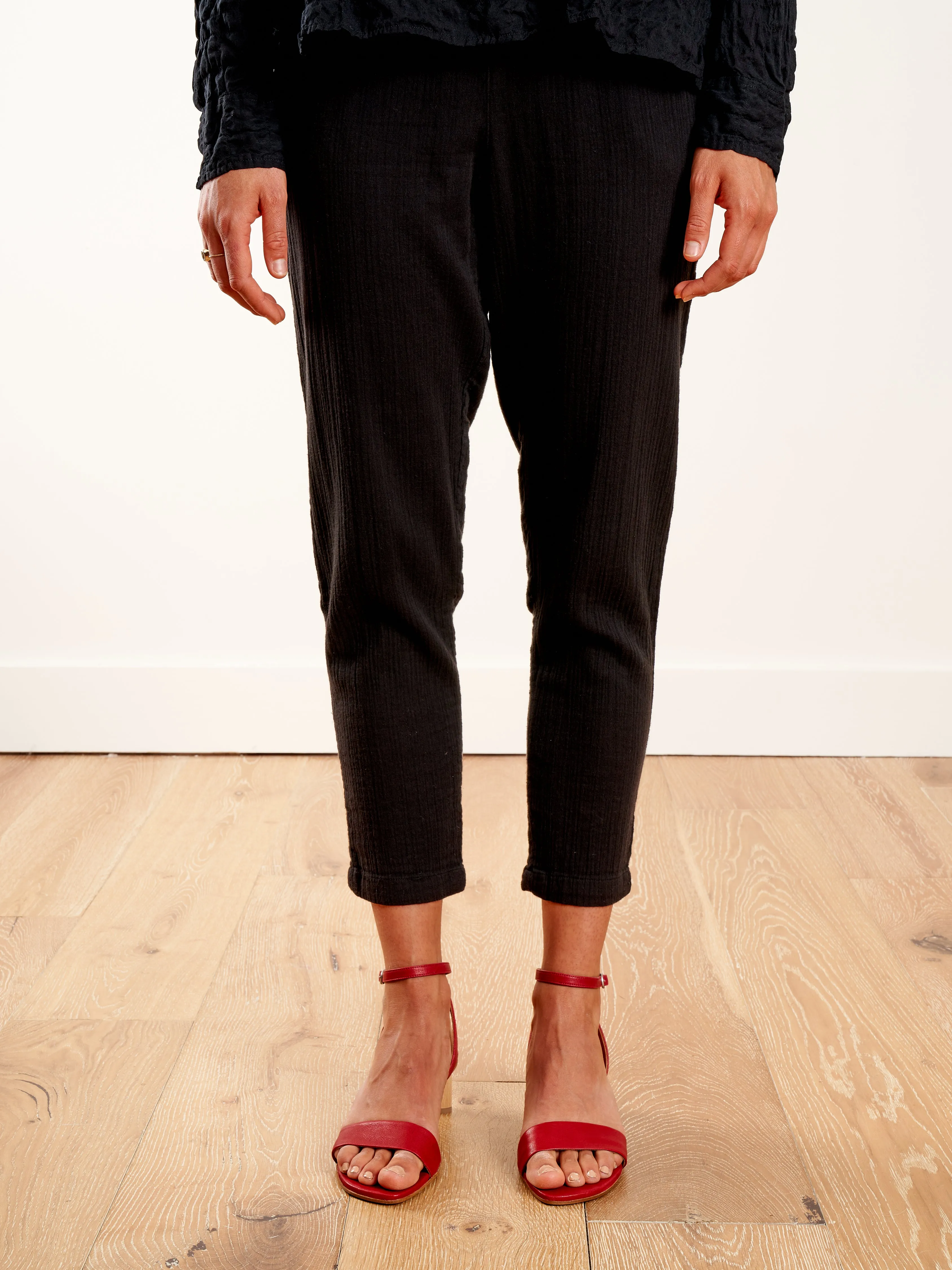 chelsea pant - gauze black