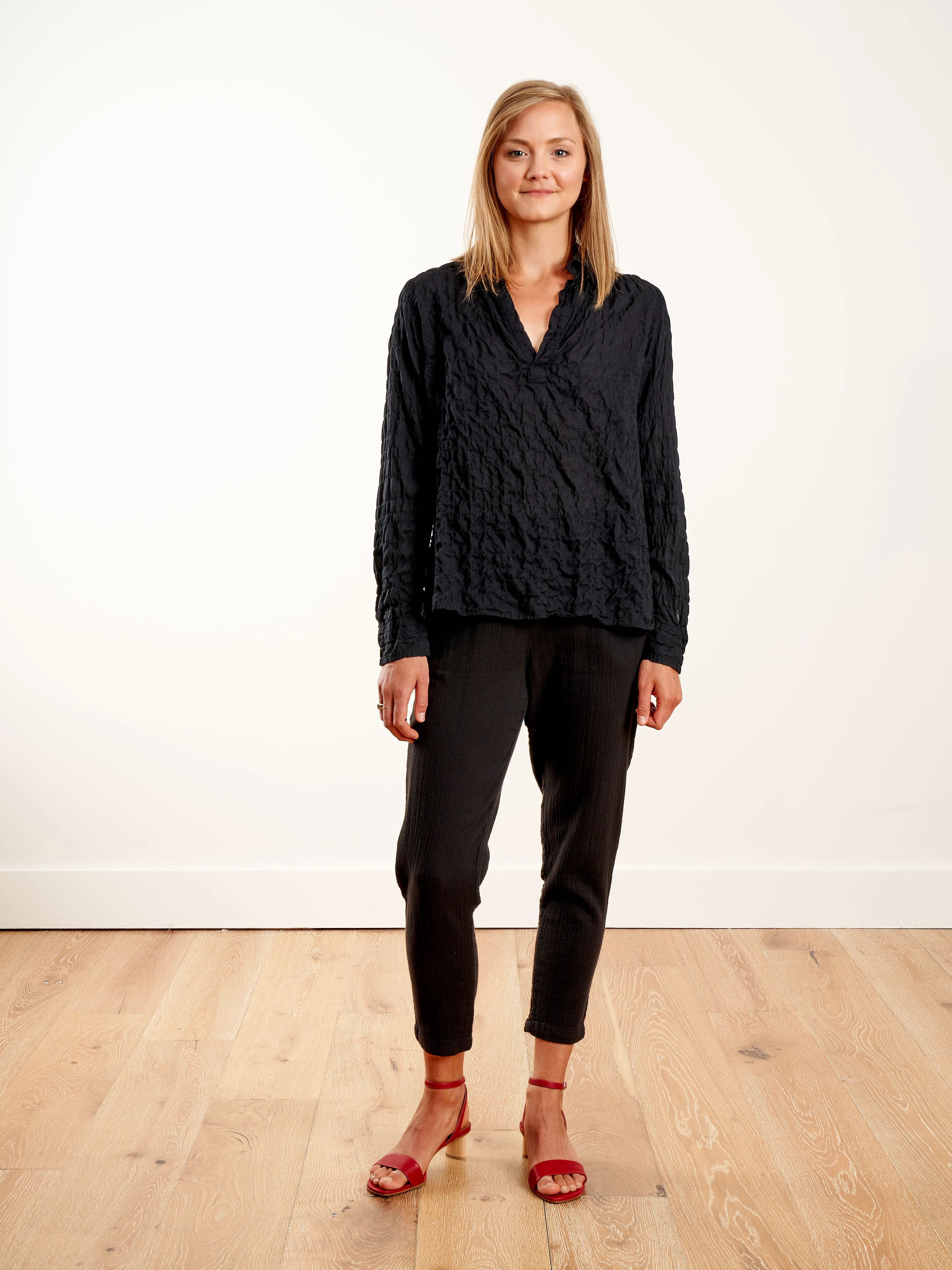 chelsea pant - gauze black