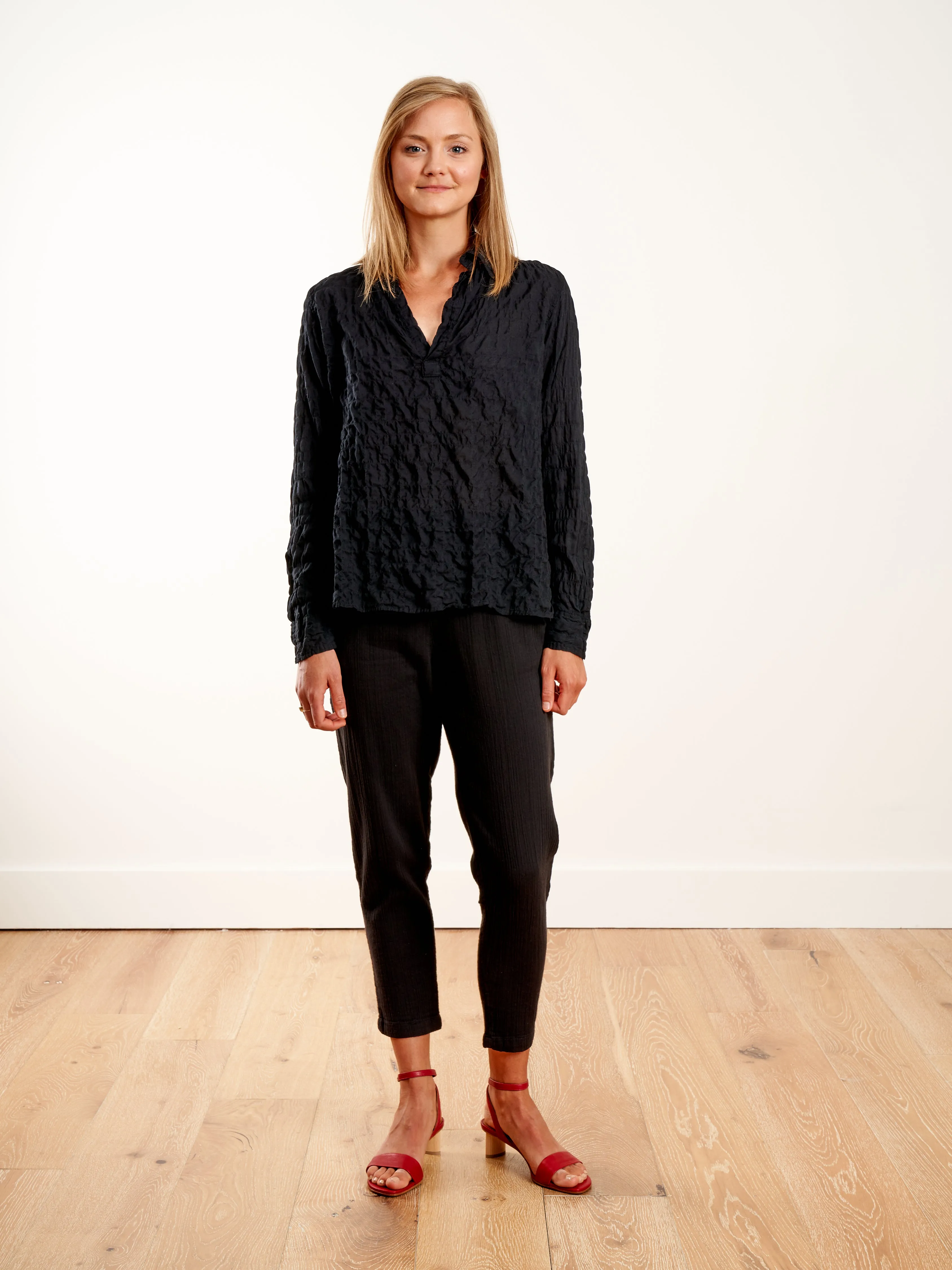 chelsea pant - gauze black