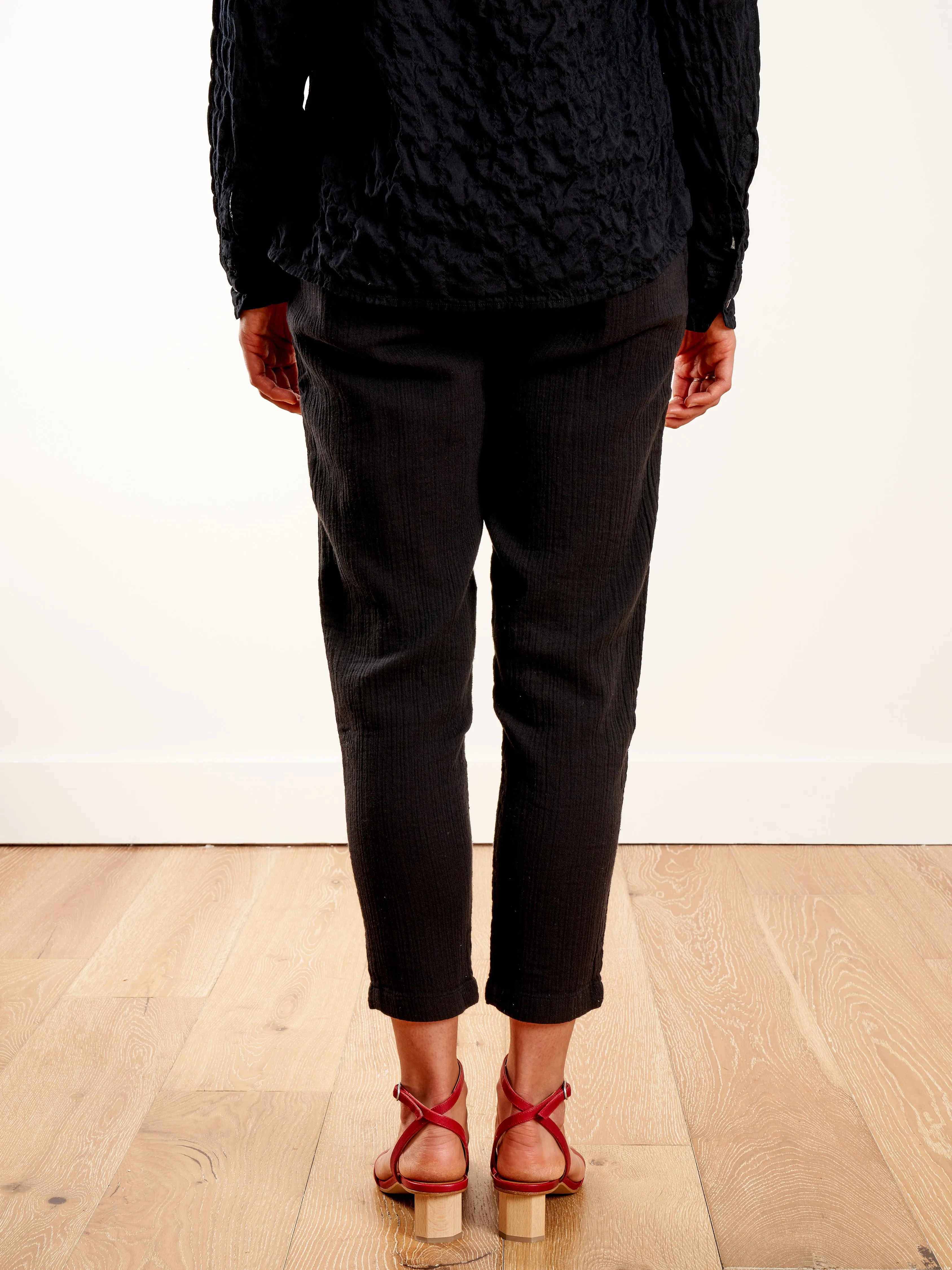 chelsea pant - gauze black