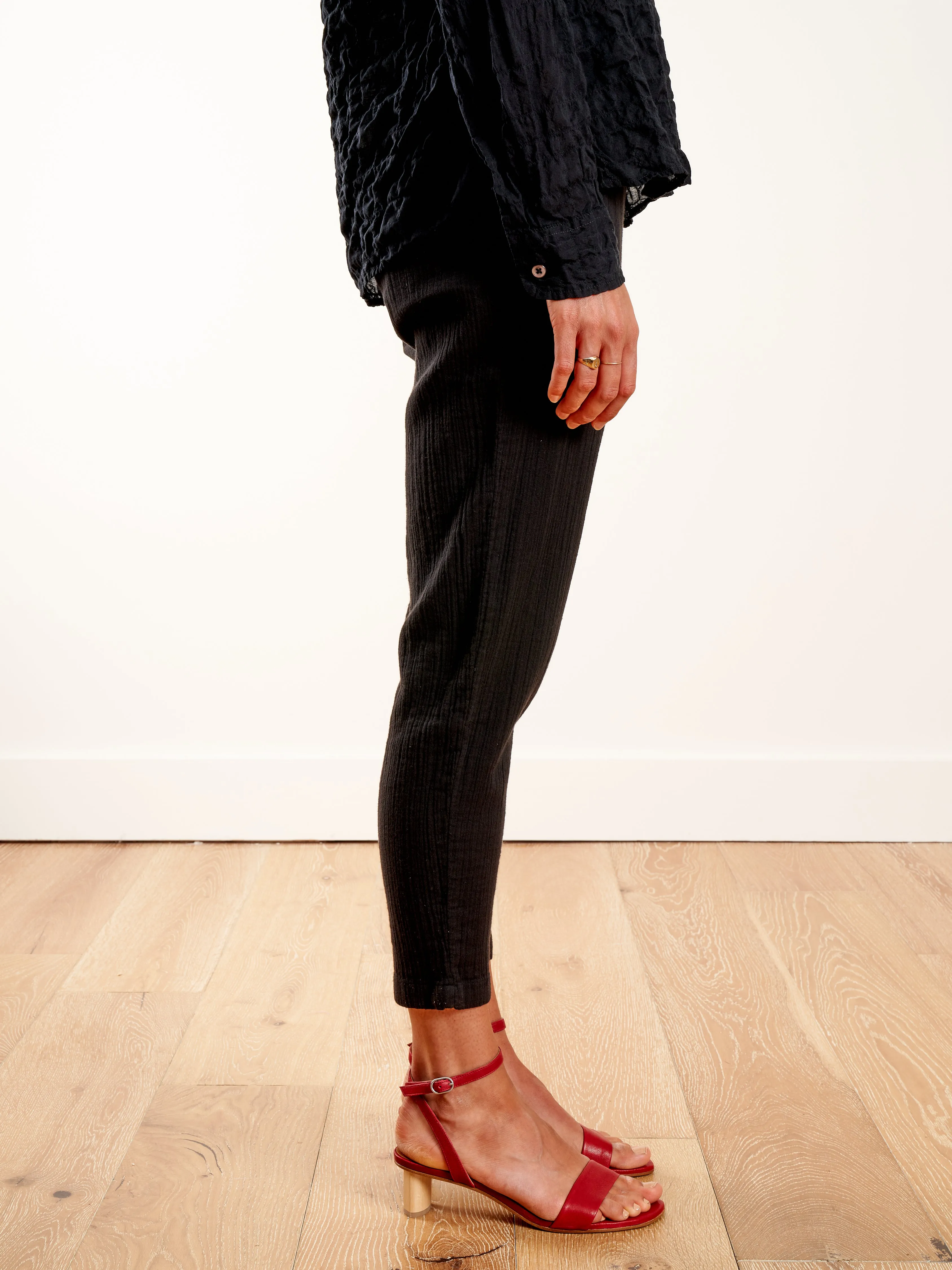 chelsea pant - gauze black