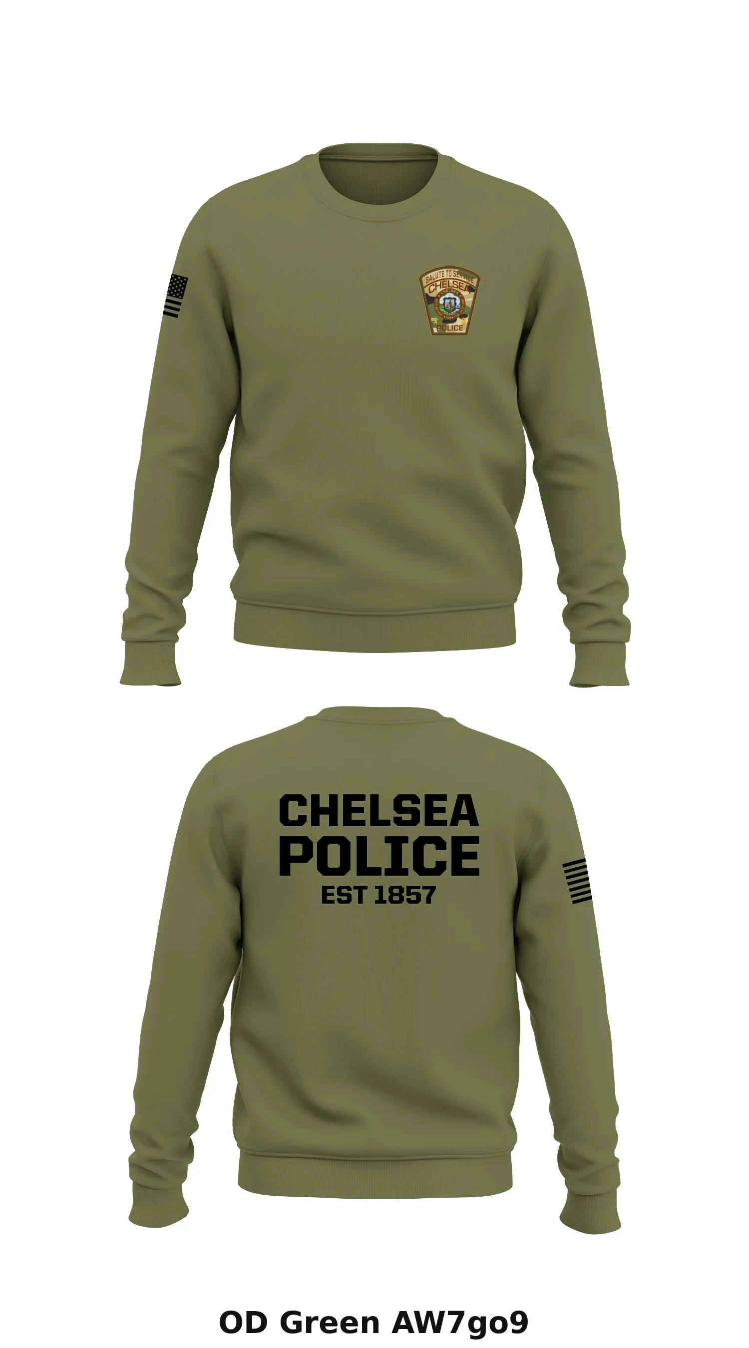 Chelsea Police  Store 1 Core Men's Crewneck Performance Sweatshirt - AW7go9