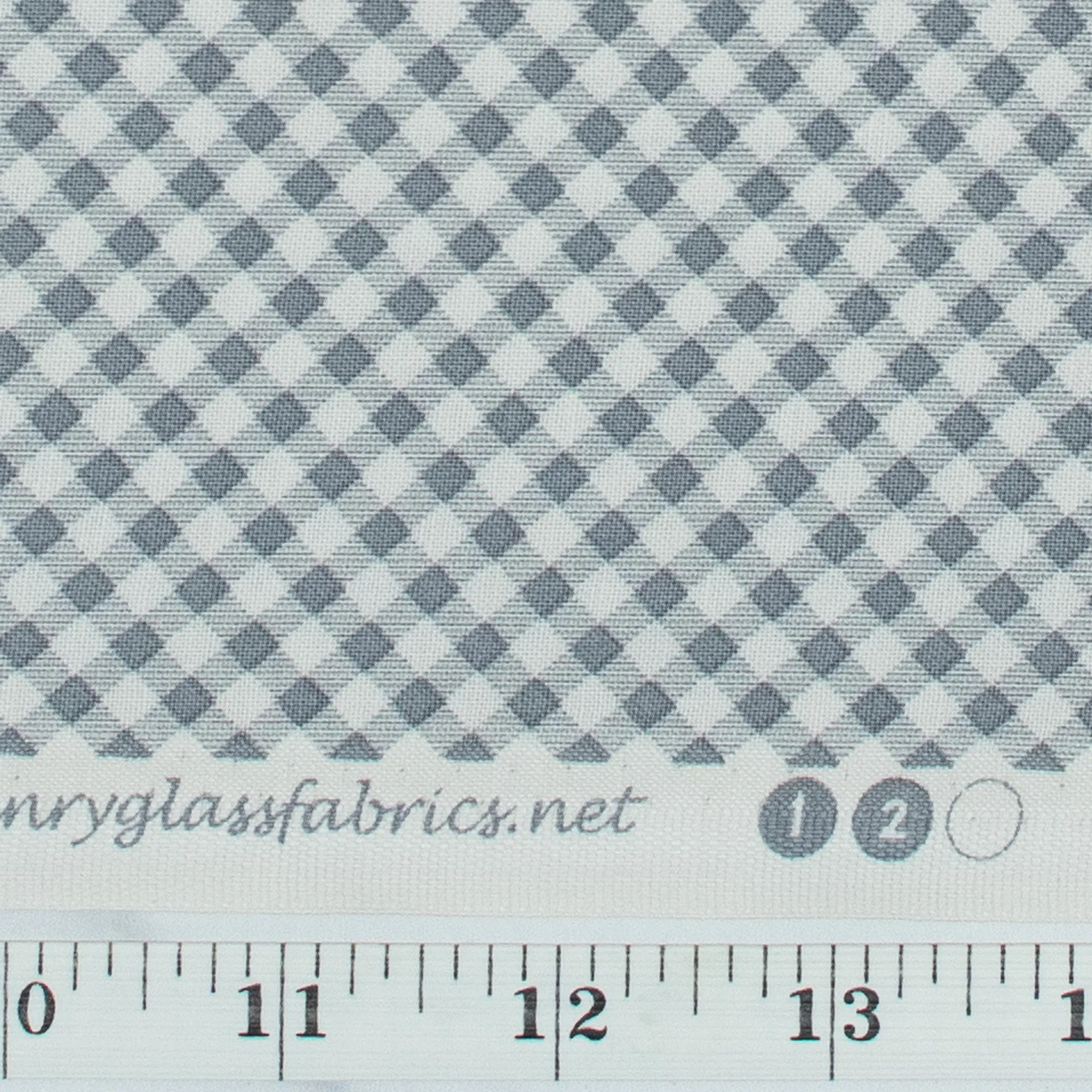Chelsea's Checks by Priscilla Blain - Grey 1/8" Check