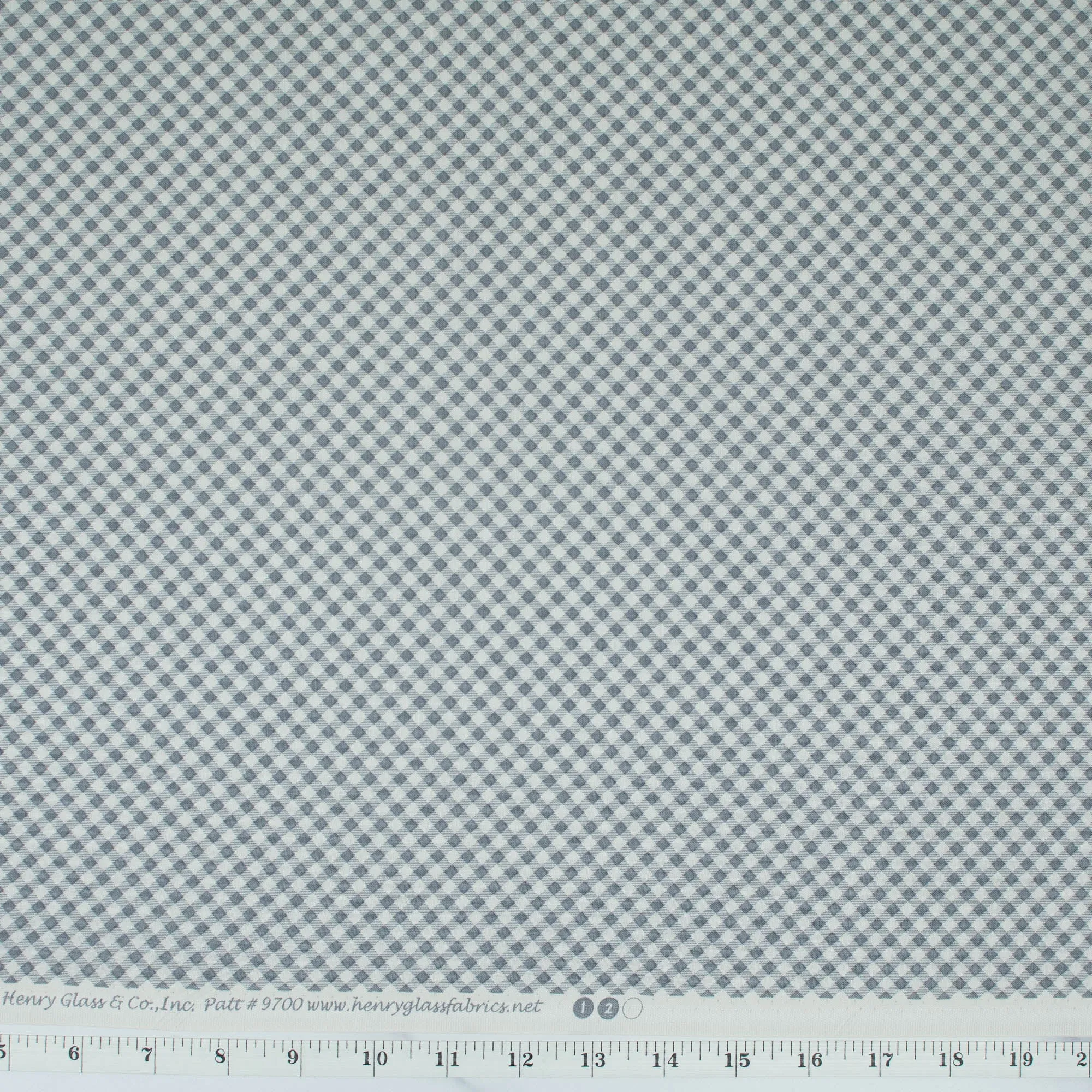 Chelsea's Checks by Priscilla Blain - Grey 1/8" Check