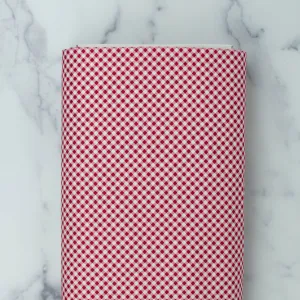 Chelsea's Checks by Priscilla Blain - Red 1/8" Check