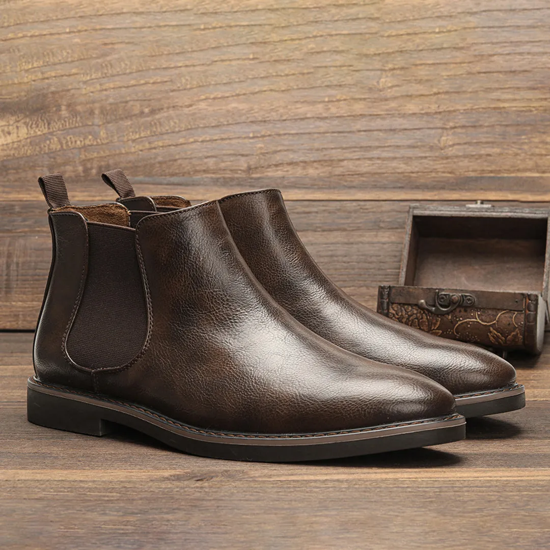 Classic chelsea boots for men