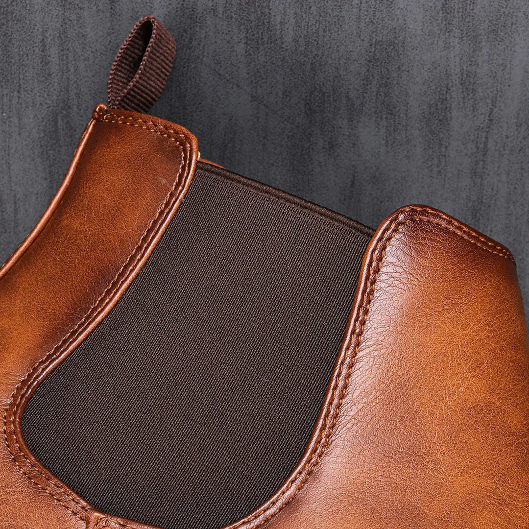 Classic chelsea boots for men