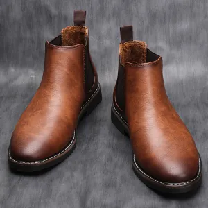 Classic chelsea boots for men