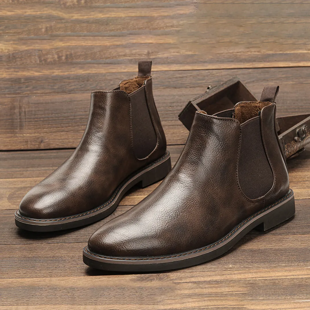 Classic chelsea boots for men