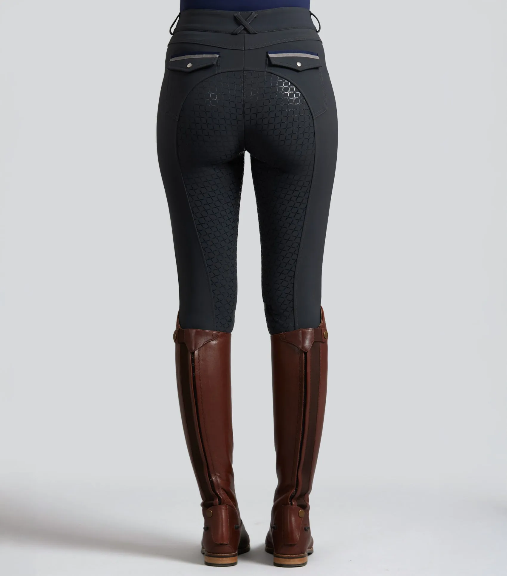 Coco Novo Womens Full Seat Riding Breeches Anthracite