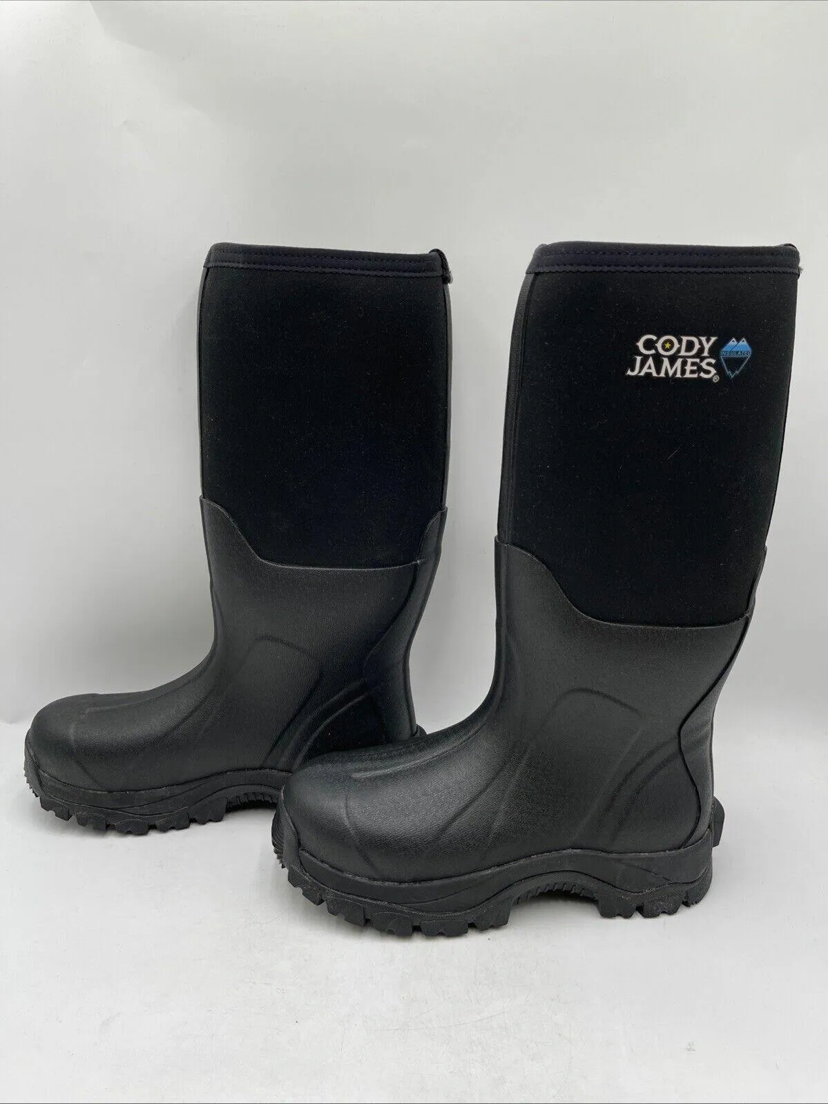 Cody James Men's Glacier Guard Insulated Rubber Boots Soft Toe Black Size 8D - Very Good