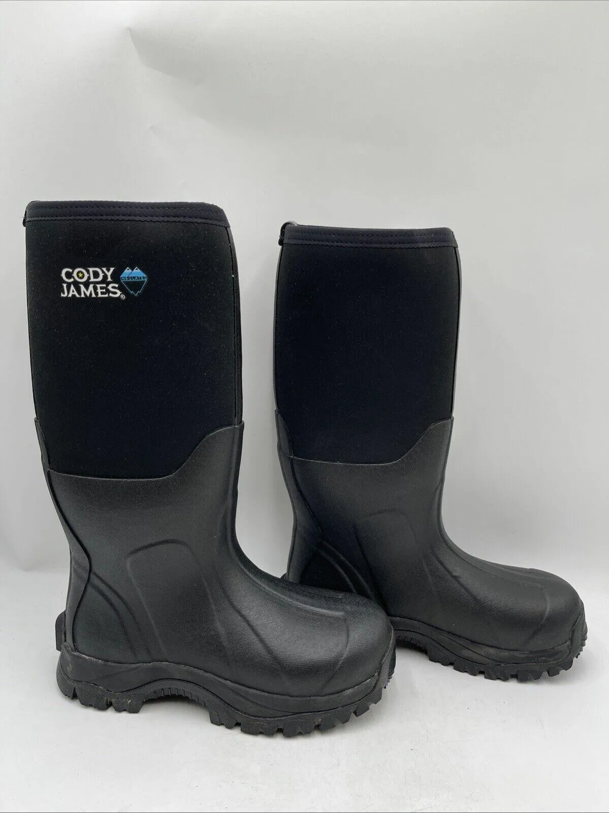 Cody James Men's Glacier Guard Insulated Rubber Boots Soft Toe Black Size 8D - Very Good