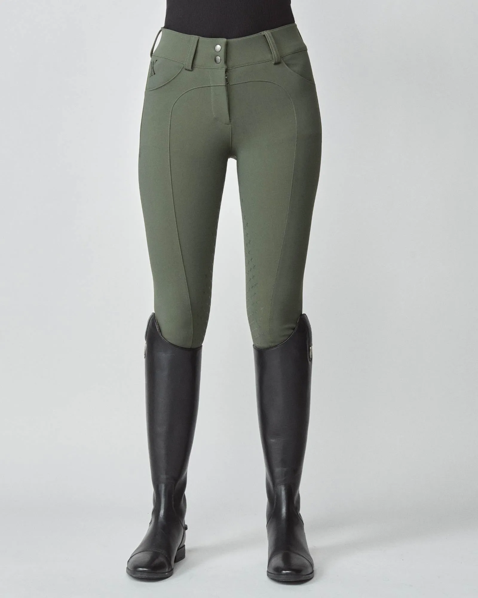Compression Performance Breeches Green
