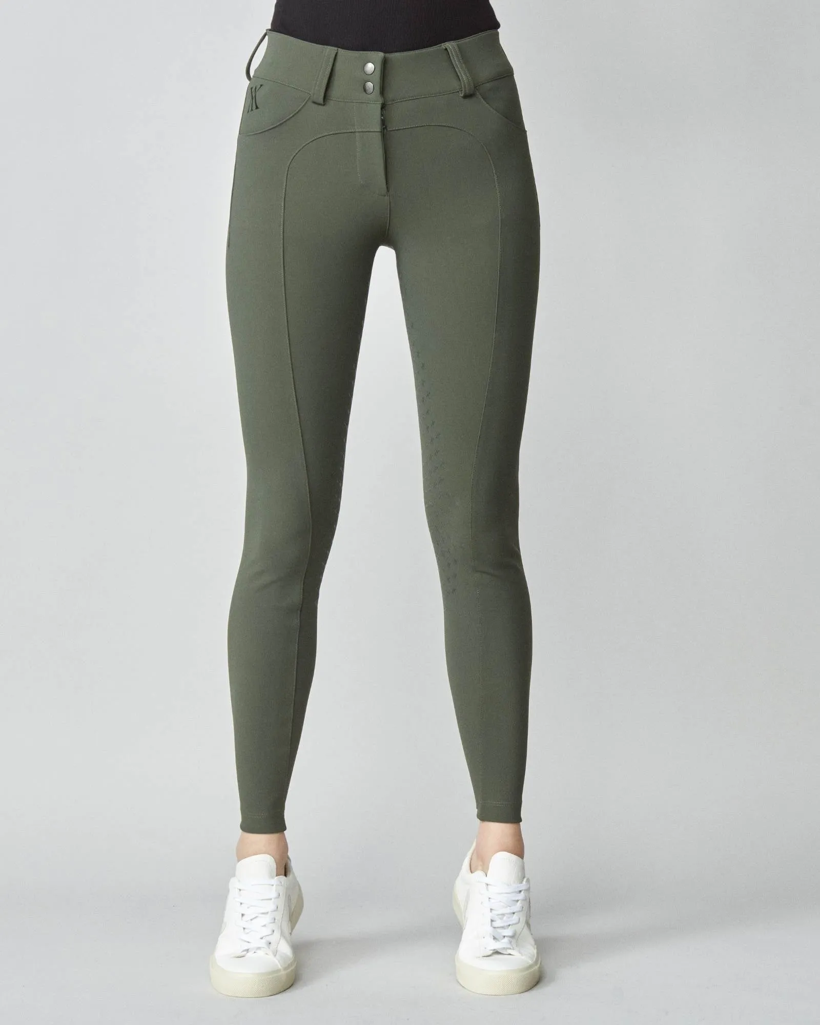 Compression Performance Breeches Green