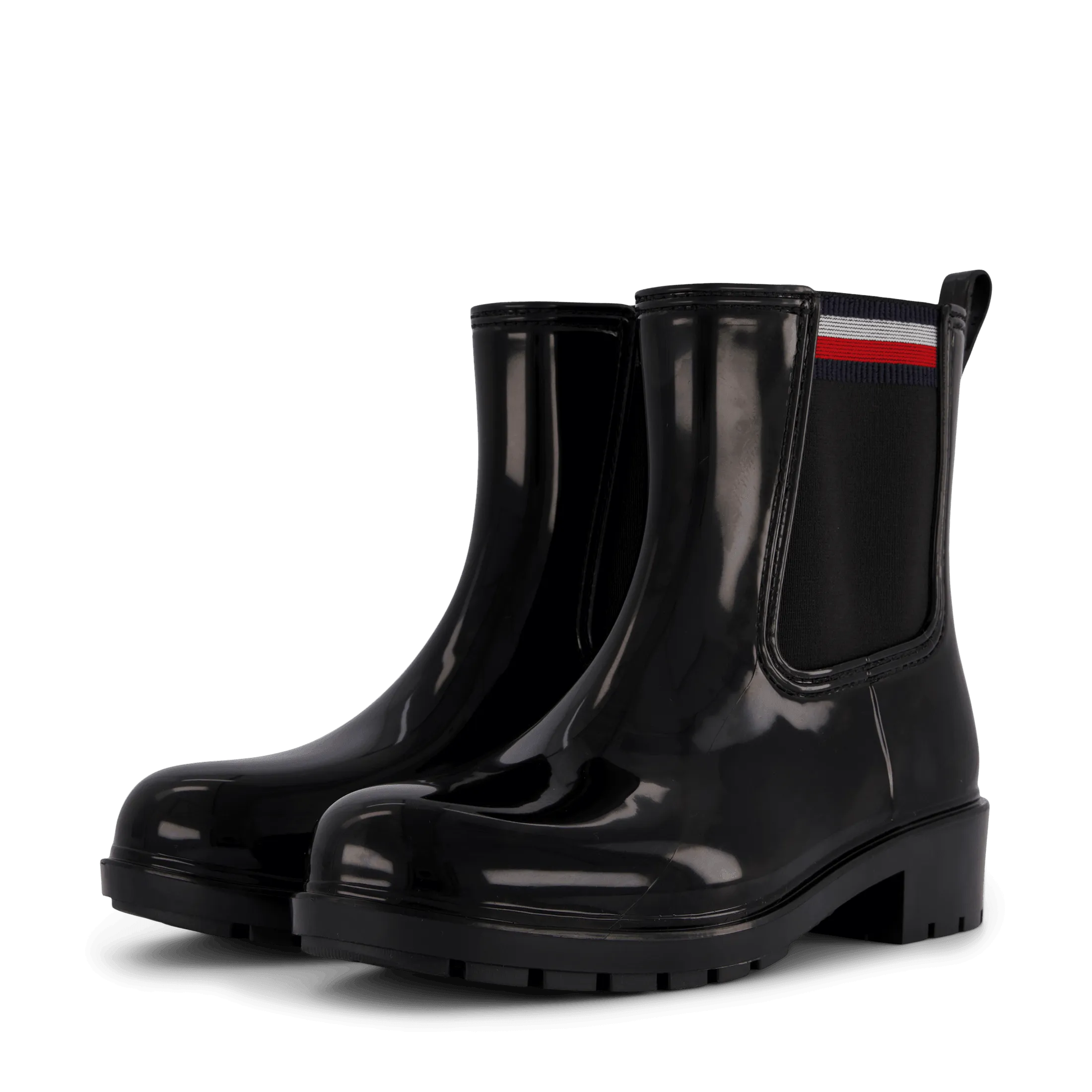 Corporate Elastic Rainboot Black